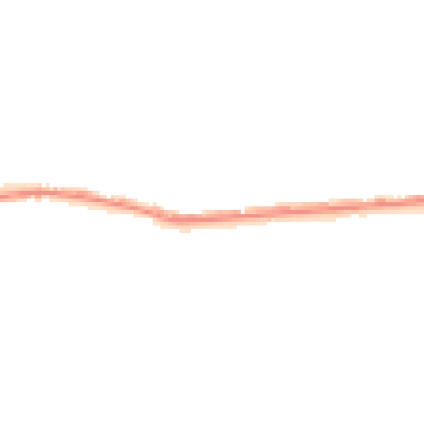 Night-time road noise heatmap for TN38 0BN