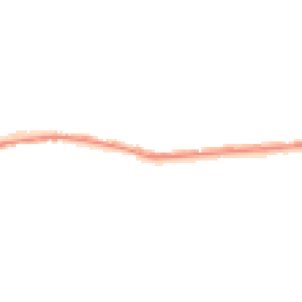 Night-time road noise heatmap for TN38 0BT