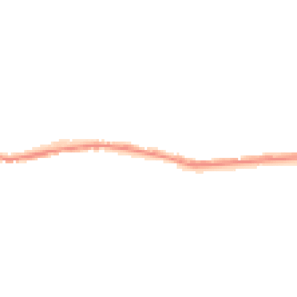Night-time road noise heatmap for TN38 0BX
