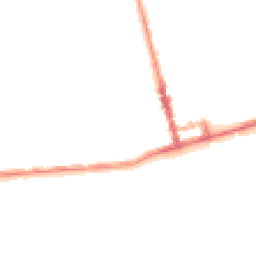 Night-time road noise heatmap for TN38 0DF