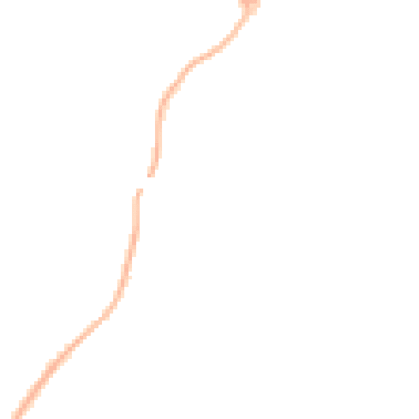 Night-time road noise heatmap for TN38 0GT