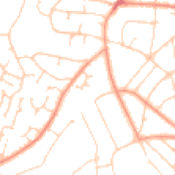 Daytime road noise heatmap for TN38 0WH