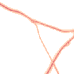 Night-time road noise heatmap for TN38 8BQ