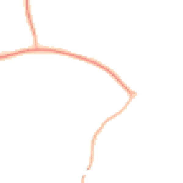 Night-time road noise heatmap for TN38 9AW