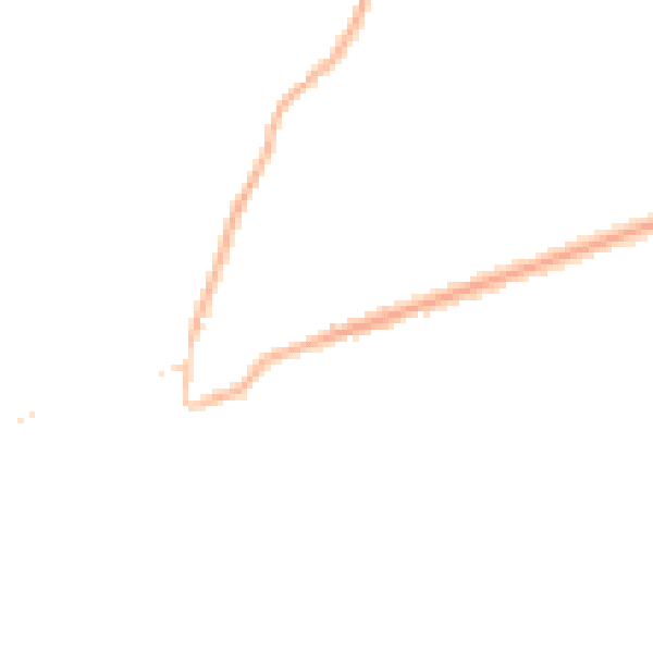 Night-time road noise heatmap for TN39 3AB