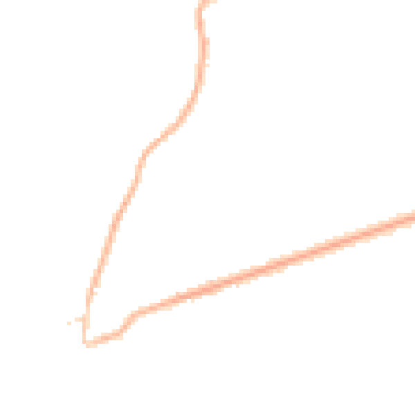 Night-time road noise heatmap for TN39 3BD