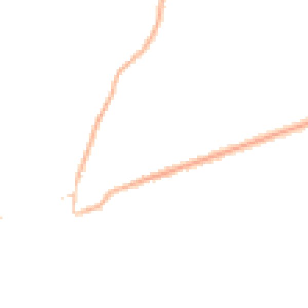 Night-time road noise heatmap for TN39 3BQ