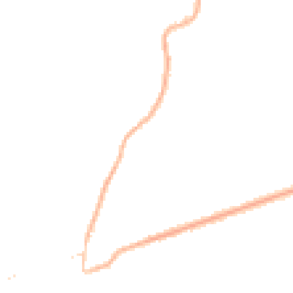 Night-time road noise heatmap for TN39 3BT
