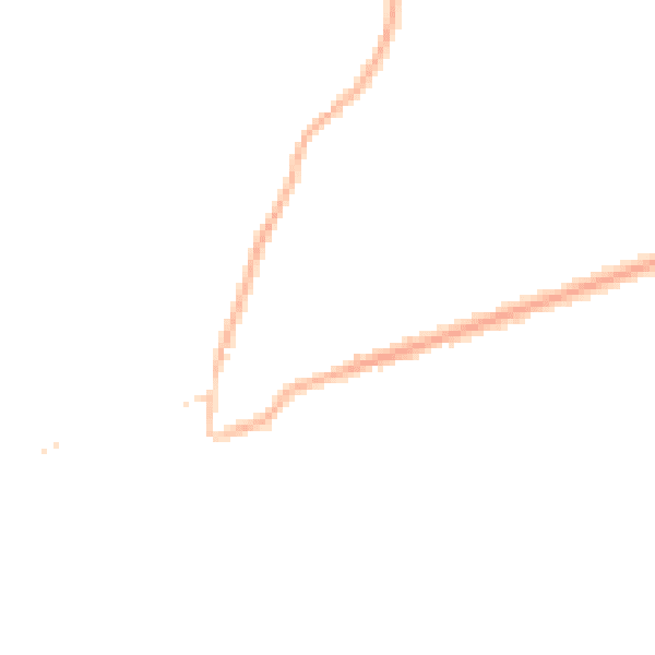 Night-time road noise heatmap for TN39 3BU