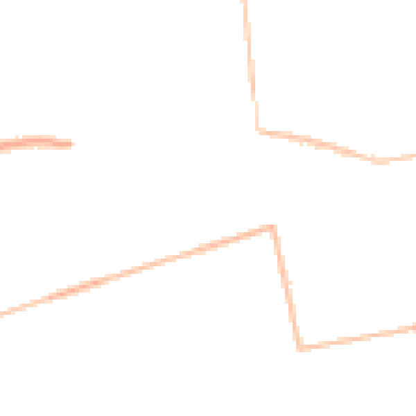 Night-time road noise heatmap for TN39 3LY