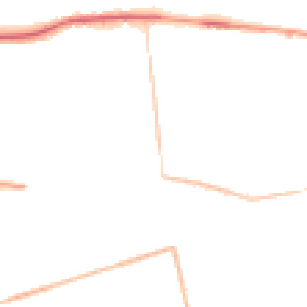 Night-time road noise heatmap for TN39 3QS