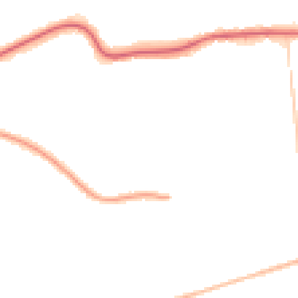 Night-time road noise heatmap for TN39 3RG