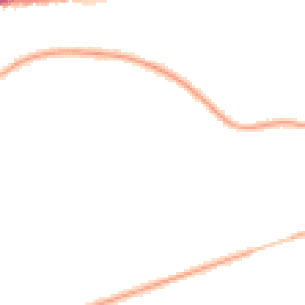 Night-time road noise heatmap for TN39 3UG