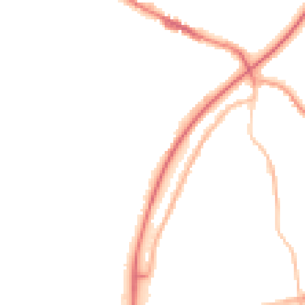 Night-time road noise heatmap for TN39 4AT