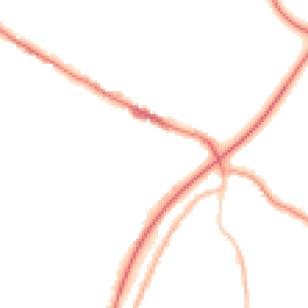 Night-time road noise heatmap for TN39 4BD