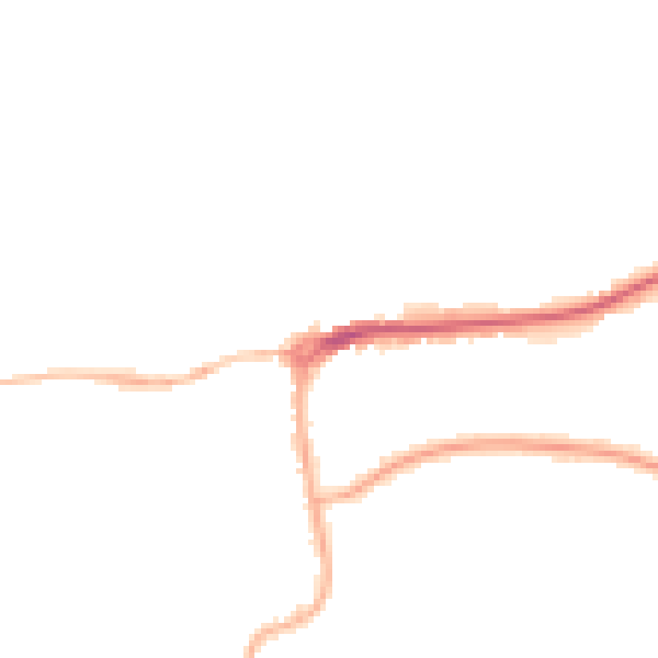 Night-time road noise heatmap for TN39 4FB