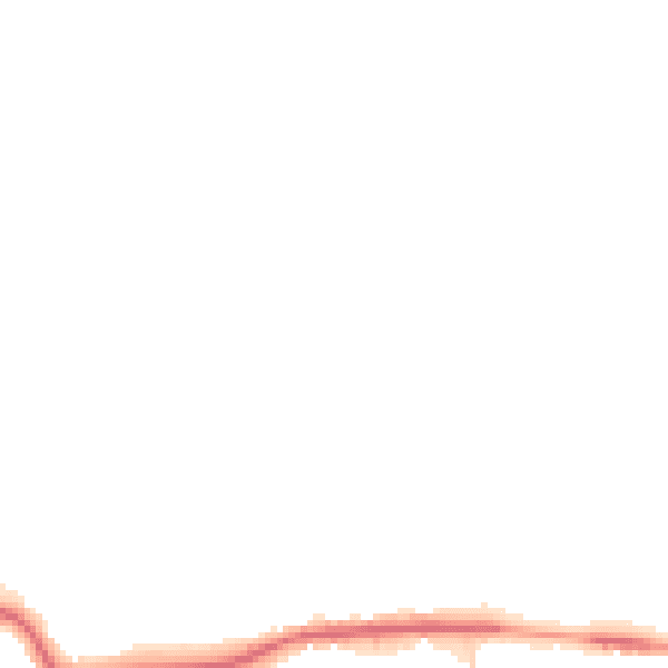 Night-time road noise heatmap for TN39 4HN
