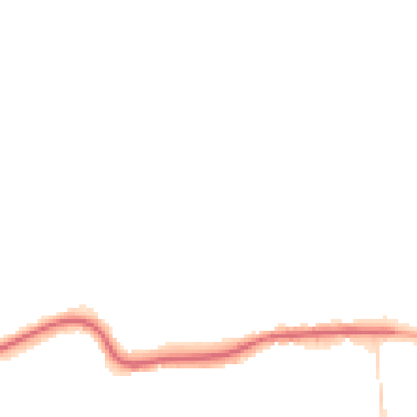 Night-time road noise heatmap for TN39 4JL