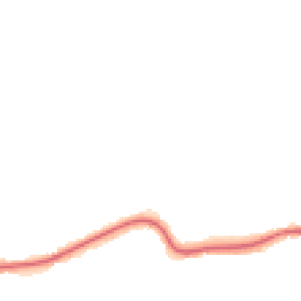 Night-time road noise heatmap for TN39 4LU