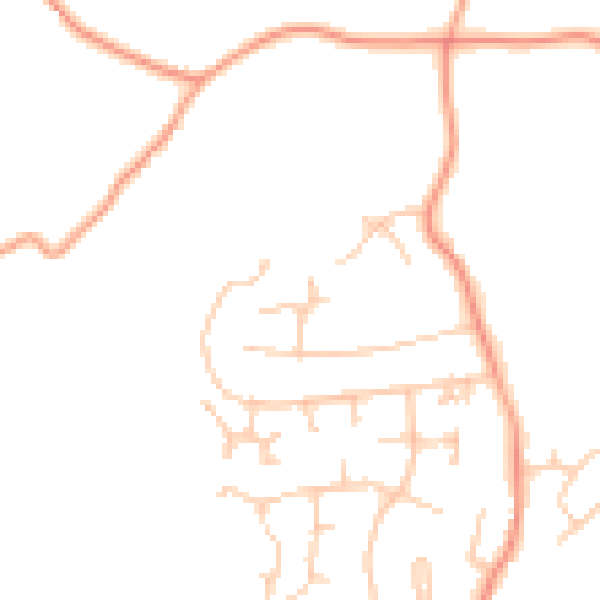 Daytime road noise heatmap for TN39 4NX