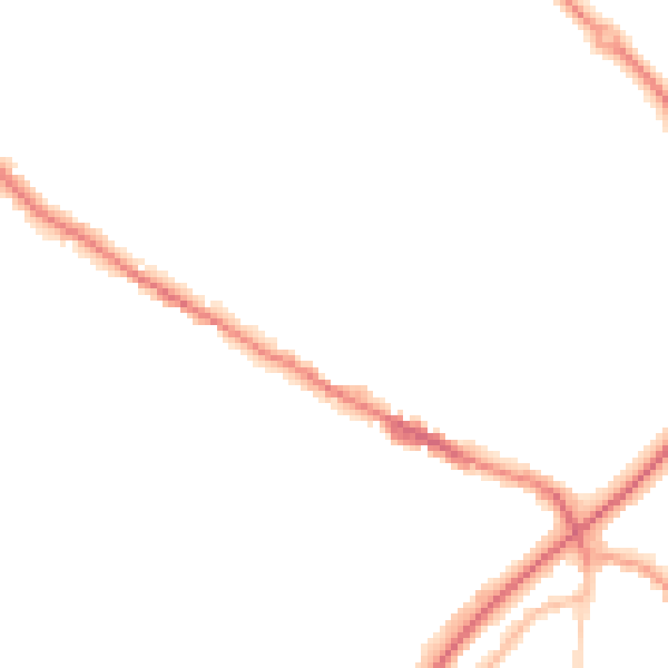 Night-time road noise heatmap for TN39 5BU