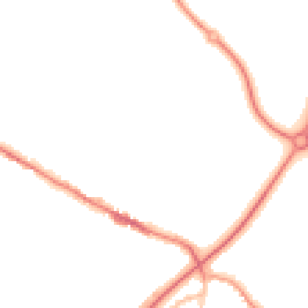 Night-time road noise heatmap for TN39 5BW