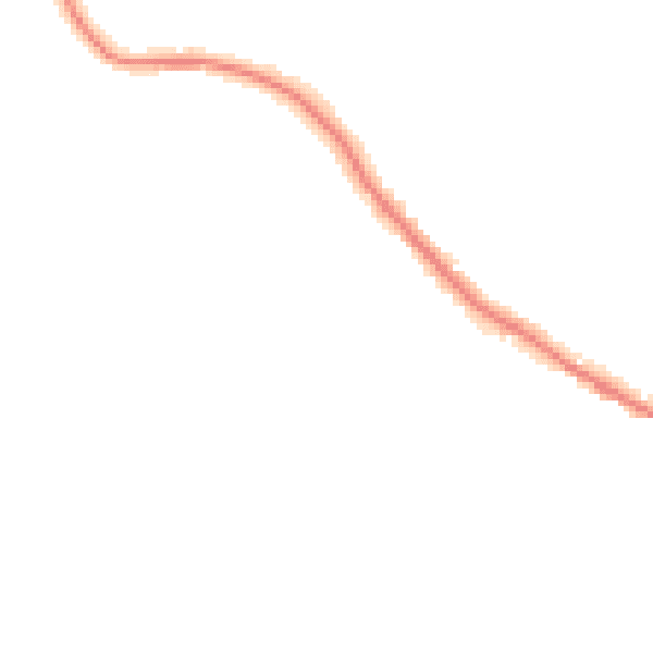 Night-time road noise heatmap for TN39 5DU
