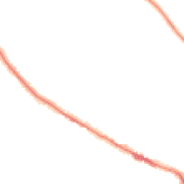 Night-time road noise heatmap for TN39 5EG