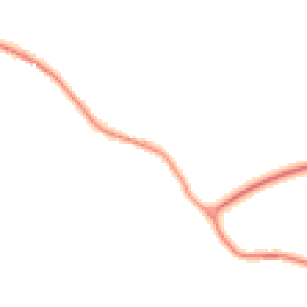 Night-time road noise heatmap for TN39 5JG