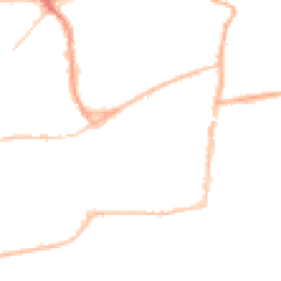 Night-time road noise heatmap for TN40 1AB