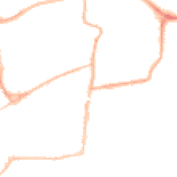 Night-time road noise heatmap for TN40 1BF