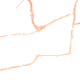 Night-time road noise heatmap for TN40 1DT