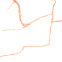 Night-time road noise heatmap for TN40 1DX