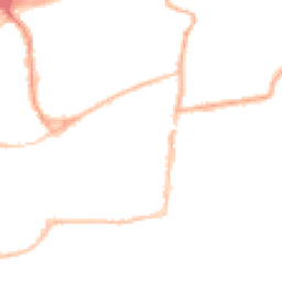 Night-time road noise heatmap for TN40 1EA