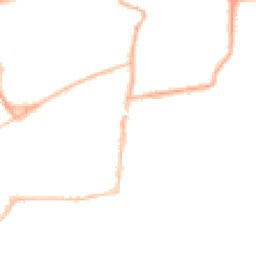 Night-time road noise heatmap for TN40 1EE
