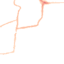 Night-time road noise heatmap for TN40 1EL