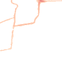 Night-time road noise heatmap for TN40 1NE