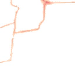 Night-time road noise heatmap for TN40 1NF
