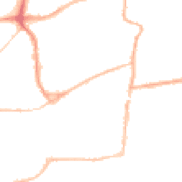 Night-time road noise heatmap for TN40 1QA