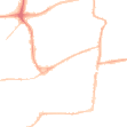 Night-time road noise heatmap for TN40 1QF