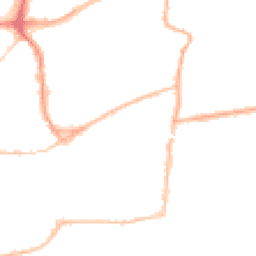 Night-time road noise heatmap for TN40 1QQ