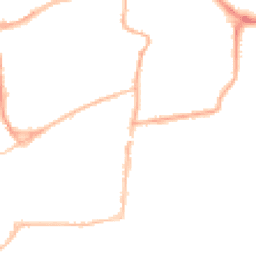Night-time road noise heatmap for TN40 1RB