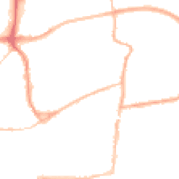 Night-time road noise heatmap for TN40 1UE
