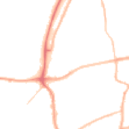 Night-time road noise heatmap for TN40 2AW