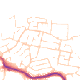Daytime road noise heatmap for TN40 2SP