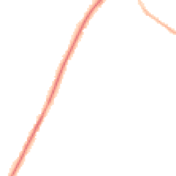 Night-time road noise heatmap for TN6 1BL