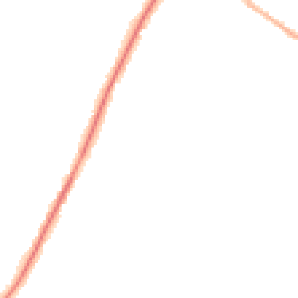 Night-time road noise heatmap for TN6 1BN