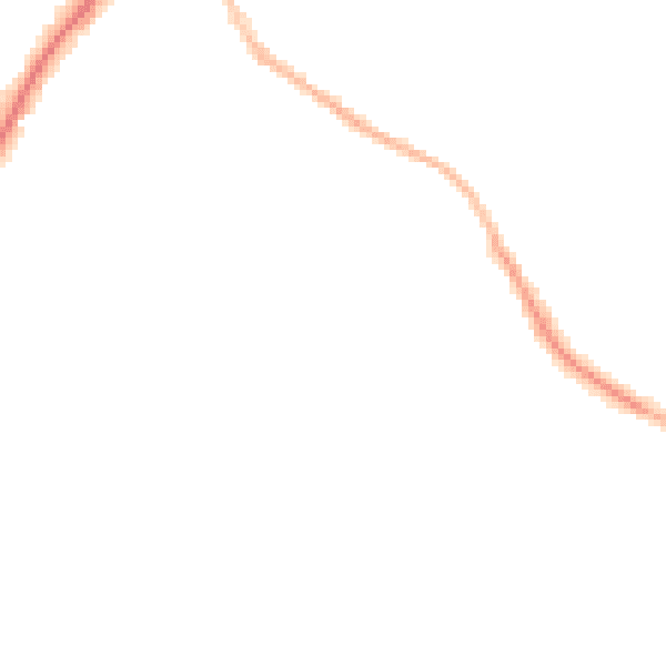 Night-time road noise heatmap for TN6 1EF