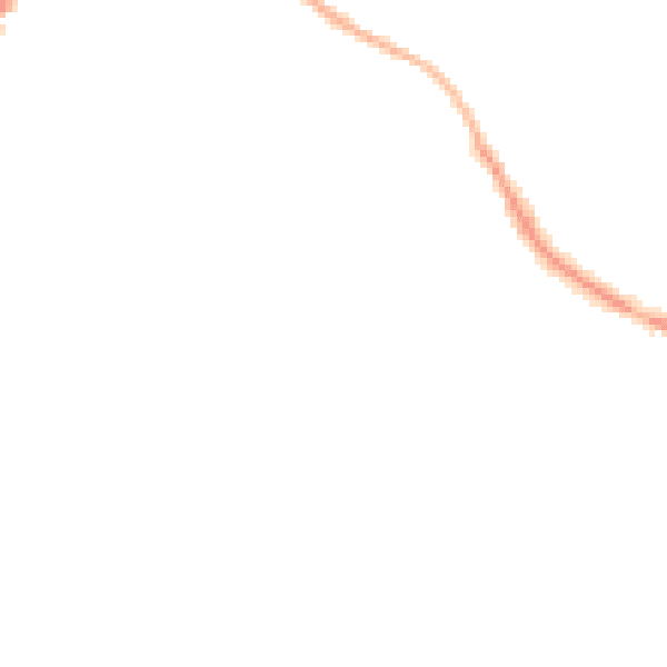 Night-time road noise heatmap for TN6 1EJ