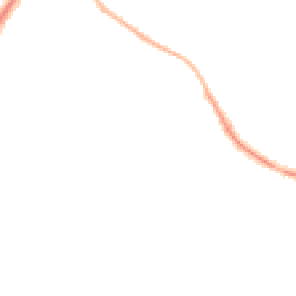 Night-time road noise heatmap for TN6 1EP
